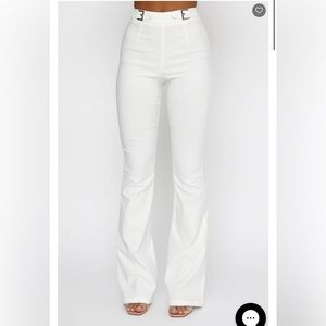 White Fox NWT White Satisfy Me Pants
